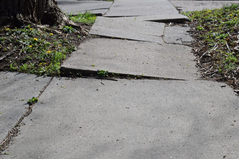 sidewalk crack repair and resurfacing
