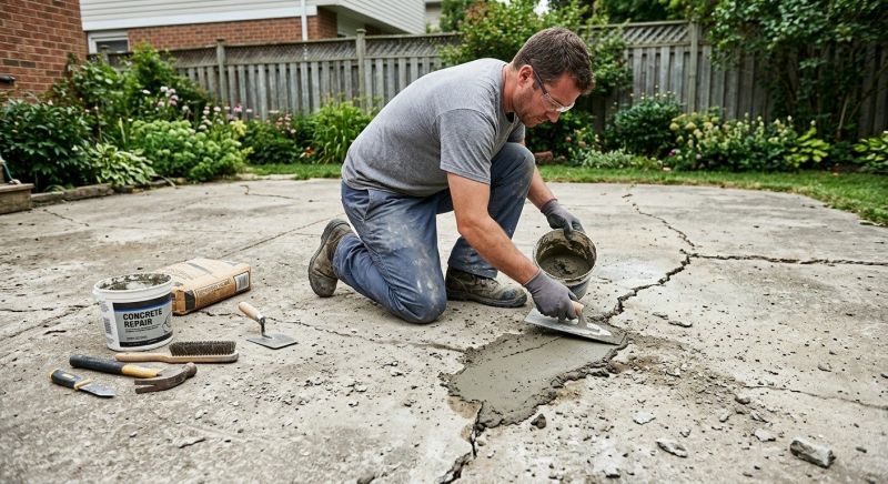 Cement Patio Repair in Corpus Christi, TX