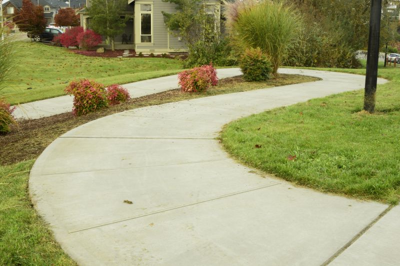 Sidewalks, Curbs, And Walkways