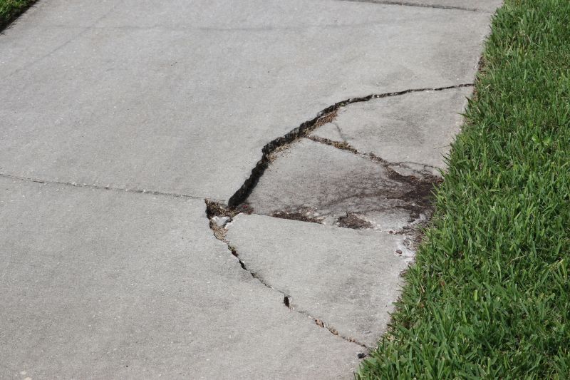 sidewalk crack repair and resurfacing